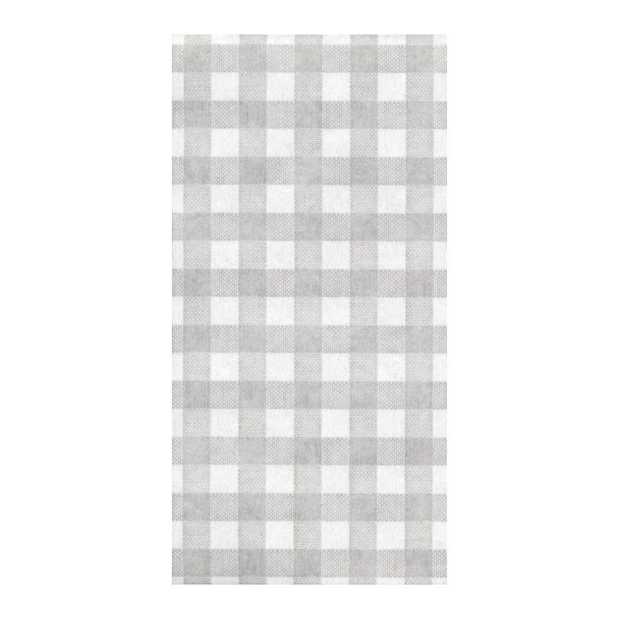 Serviette Roma Gris Clair - 40x40 cm - Pliage 1/8