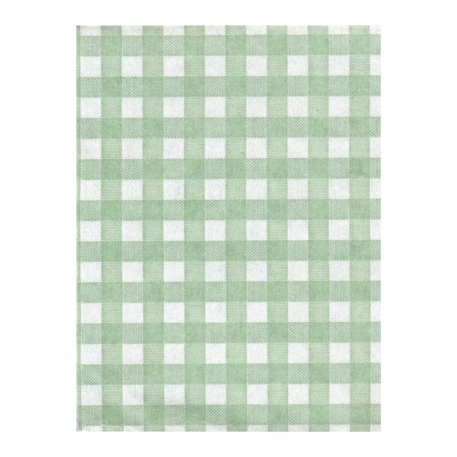 Serviette Roma Vert - 30x40 cm - Pliage 1/4