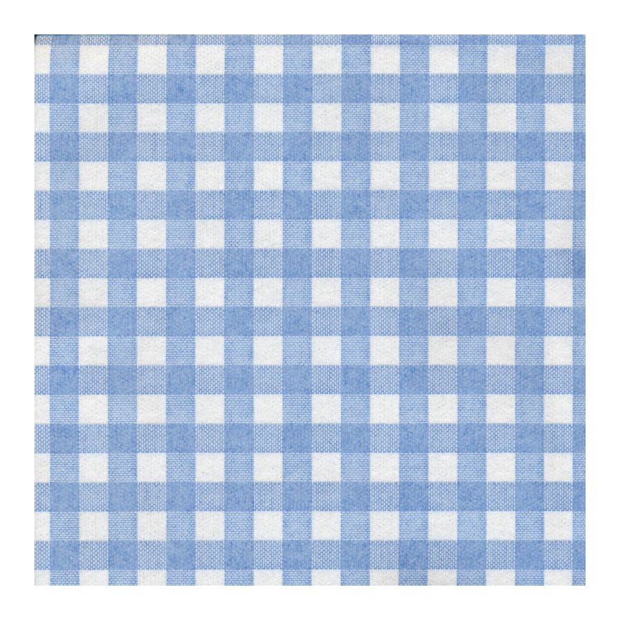 Serviette Roma Bleu - 40x40 cm - Pliage 1/4