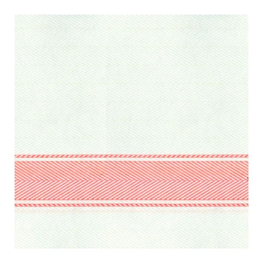 Serviette Kitchen Rouge - 40x40 cm - Pliage 1/4