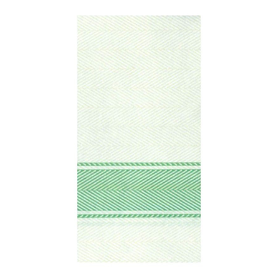 Serviette Kitchen Vert - 40x40 cm - Pliage 1/8