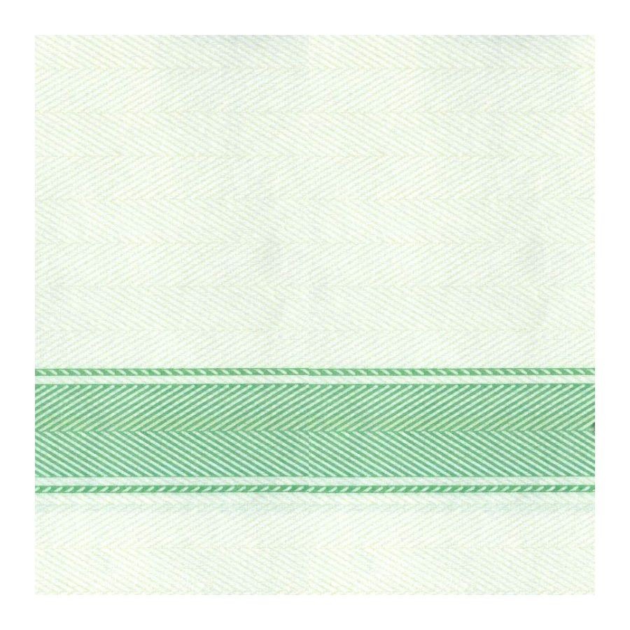 Serviette Kitchen Vert - 40x40 cm - Pliage 1/4