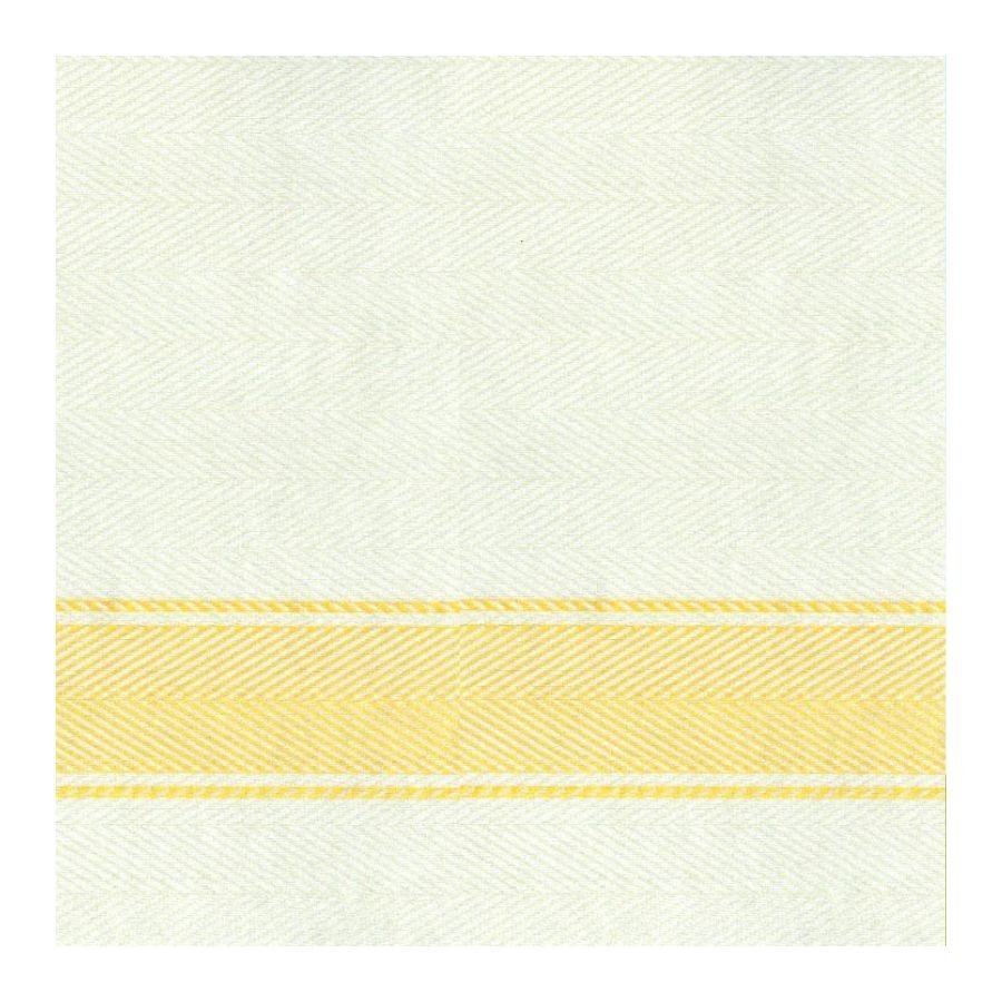 Serviette Kitchen Jaune - 40x40 cm - Pliage 1/4