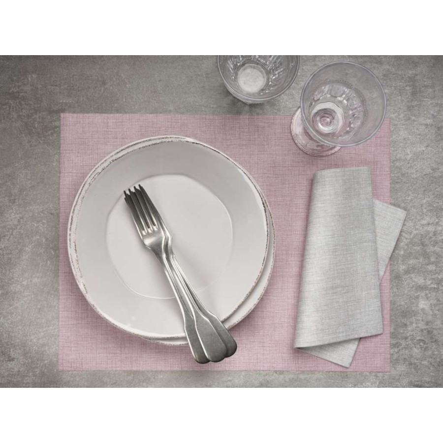 Serviette Easy Gris Clair - 40x40 cm - Pliage 1/4