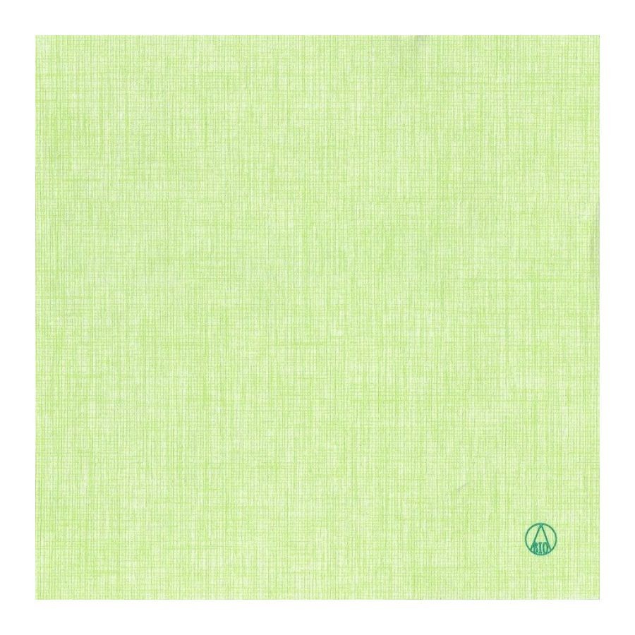 Serviette Easy BIO Vert Kiwi - 40x40 cm - Pliage 1/4