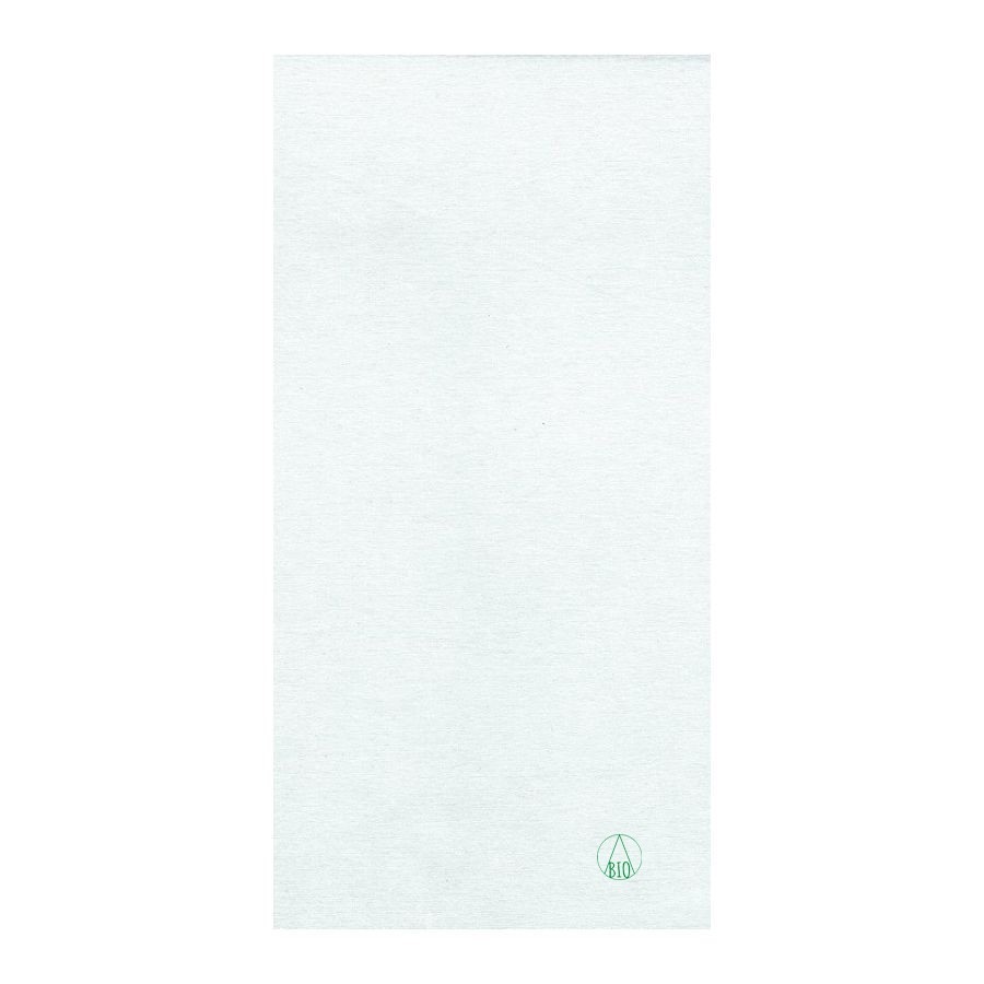 Serviette Bianco BIO - 40x40 cm - Pliage 1/8