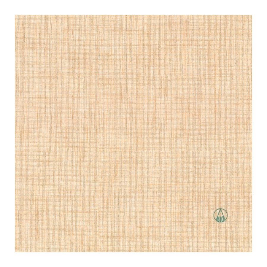 Serviette Easy BIO Mandarine - 40x40 cm - Pliage 1/4