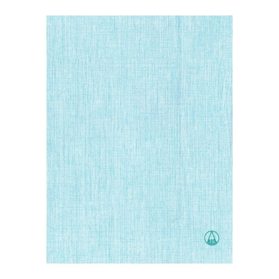 Serviette Easy BIO Turquoise - 30x40 cm - Pliage 1/4